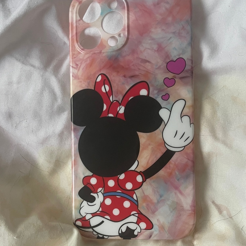 New I-Phone 12 Pro Max& any of same size IMinnie Mouse iPhone Case - Multicolor
